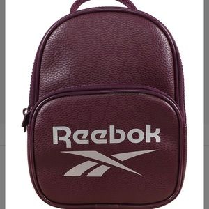 Mini Reebok Potent Purple logo backpack. NWT.